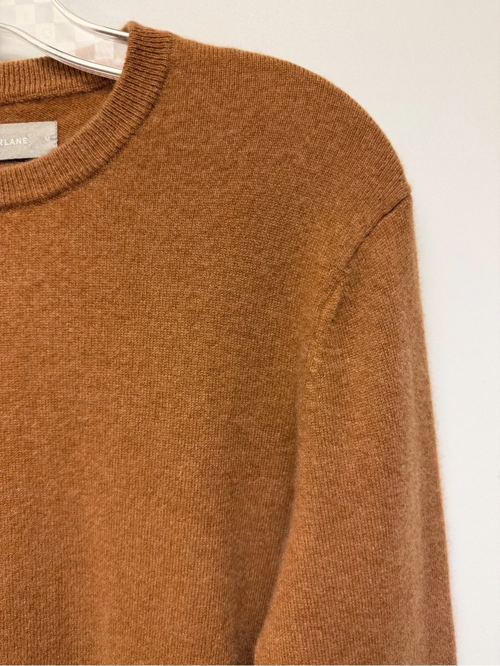 Everlane Men’s Cashmere Crewneck Sweater Size M Light Brown